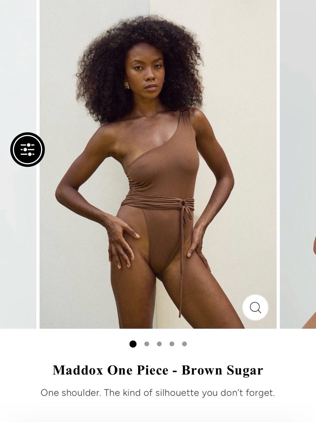 Riot Swim Brown One-Piece Swimsuit